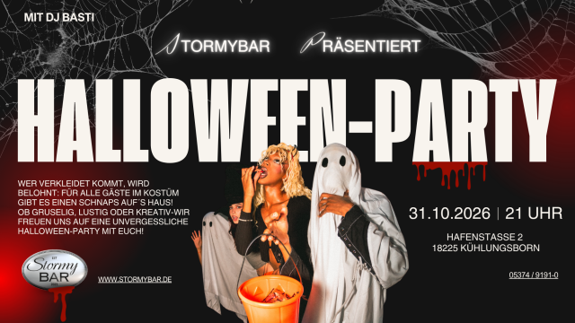 👻 HALLOWEEN PARTY – Süßes war gestern! | 31.10.2026