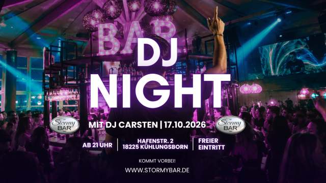 🔥 BEAT NIGHT mit DJ Carsten – 17.10.2026